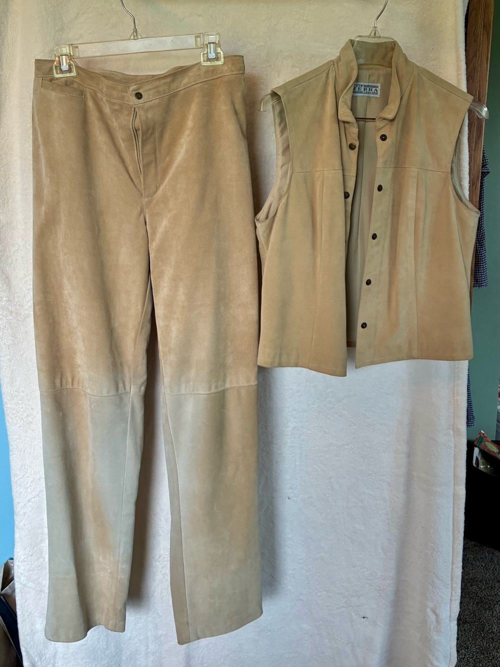 Vintage Cuir Zebra Leather Set